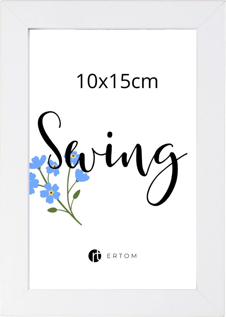 Képkeret 10x15 fehér skandináv modern Mdf