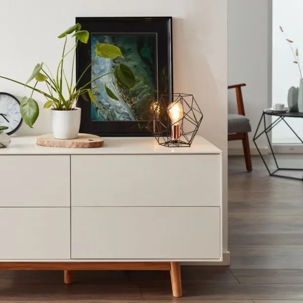 Brilliant - Asztali lámpa SYNERGY 1xE27/60W/230V fekete/réz