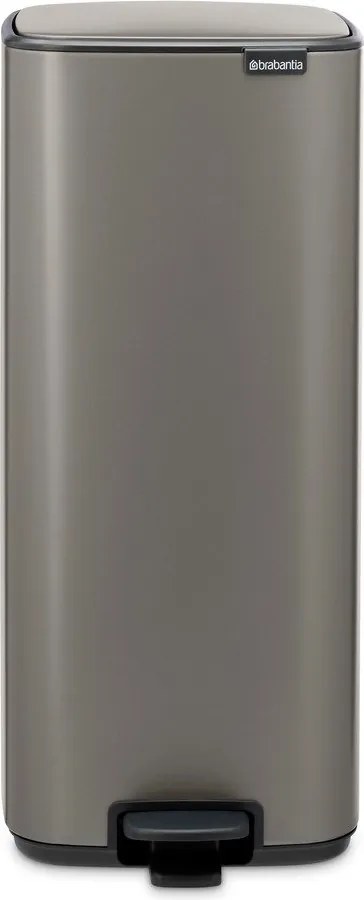 Szürke acél pedálos szemetes 30 l Bo – Brabantia