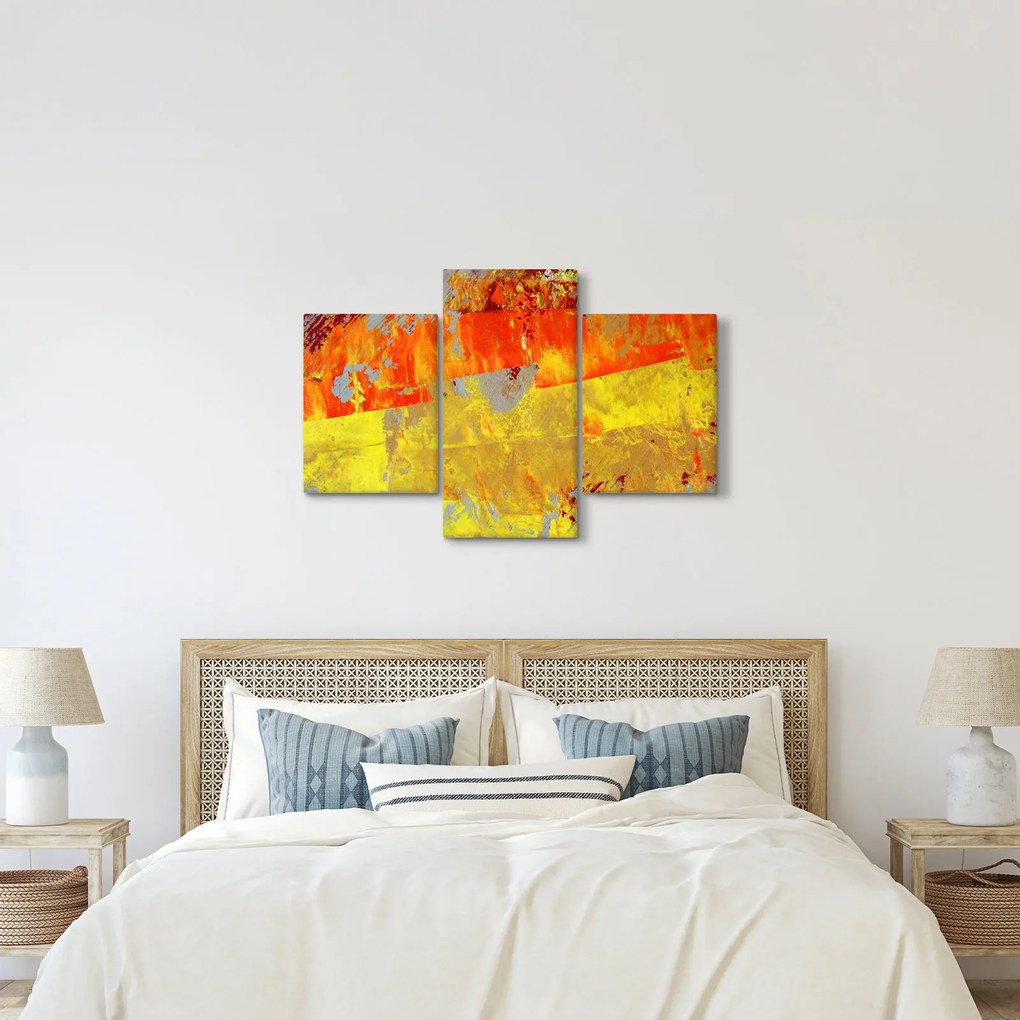 Absztrakció kép - festmény (90x60 cm)