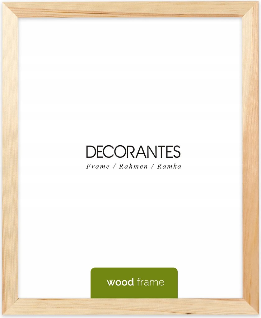 Nyers fából készült képkeret 28x35 cm