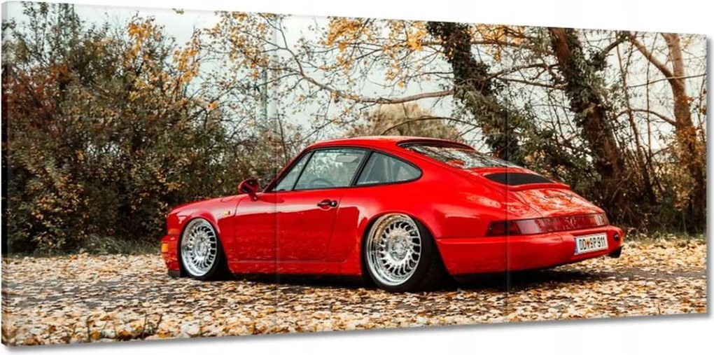 Vászonkép 150x70 Piros Porsche Autó
