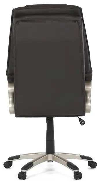 Barna Bőr Irodai Főnöki Szék, Hinta Mechanikával. KA-Y293 BR
