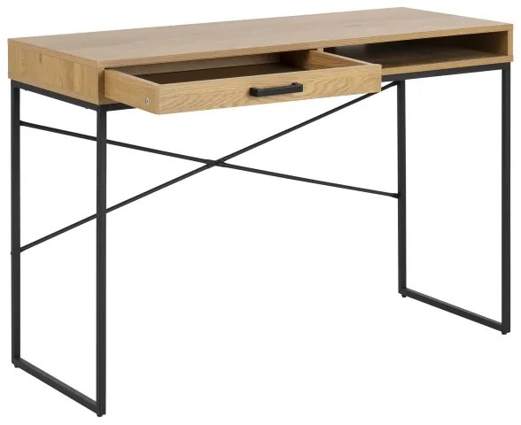 Íróasztal SARON tölgy/fekete
