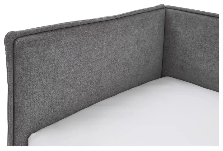 Szürke gyerekágy tárolóhellyel 120x200 cm Fun – Meise Möbel
