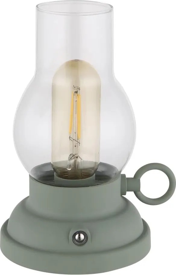 Globo 58016B - LED asztali lámpa PETRO LED/1W/3,7V 1200 mAh zöld