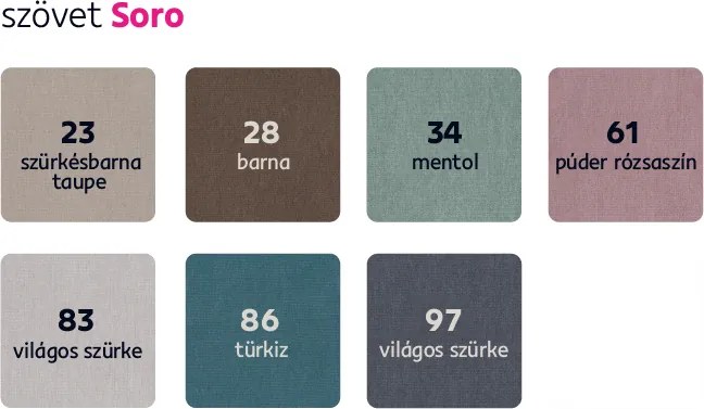 Kinyitható ülőgarnitúra, barnásszürke, balos, OREO ROH