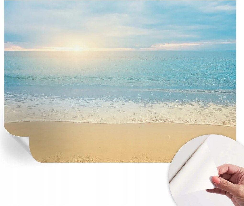 Öntapadós Dekoratív Fotótapéta Hálószobába Napfelkelte 312x219 cm