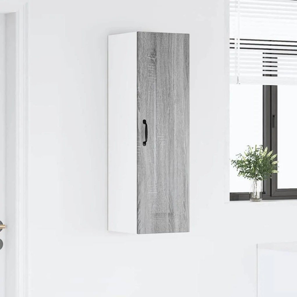 Fali konyhaszekrény Szürke Sonoma 30 x 31 x 100 cm Faanyag