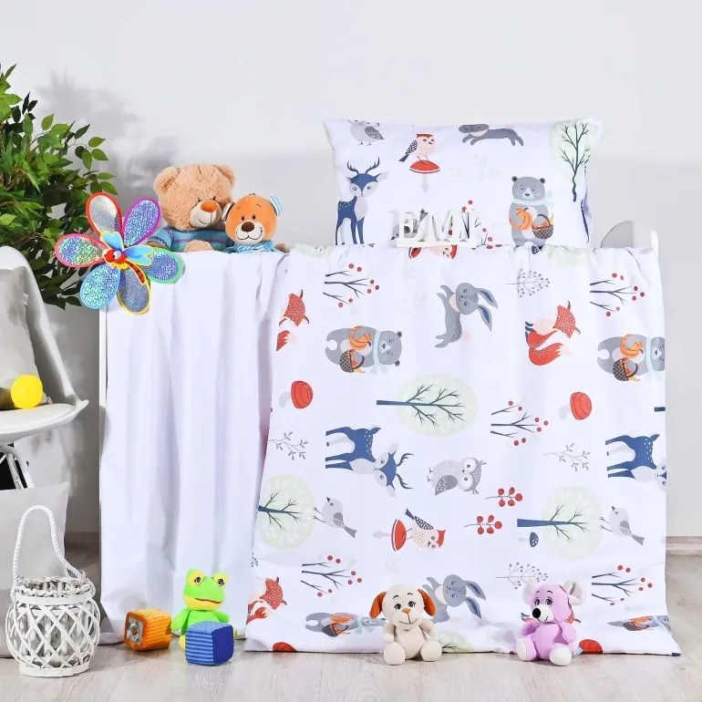 EMI Forest gyerek ágyneműhuzat, Gyerekgarnitúra 90x130 + 45x65