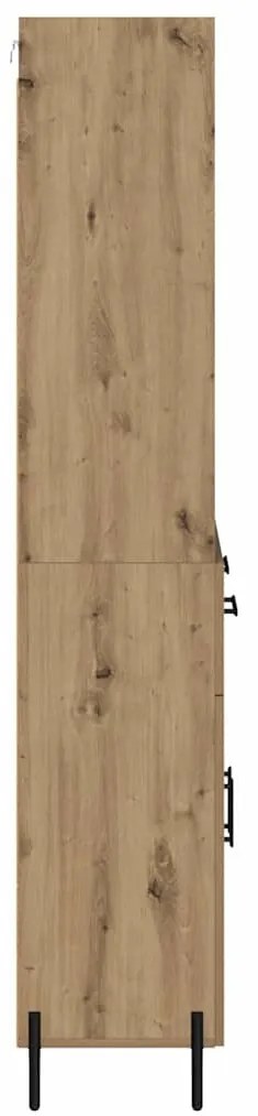 Magasfiú fiókkal Artisan tölgy 69,5 x 32,5 x 180 cm Faanyag