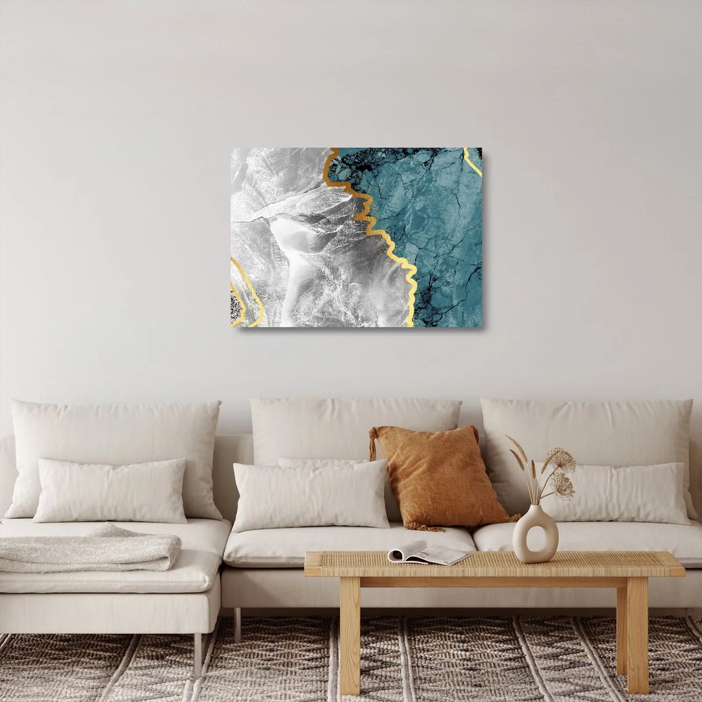 Kép - Márvány (üvegen) (70x50 cm)