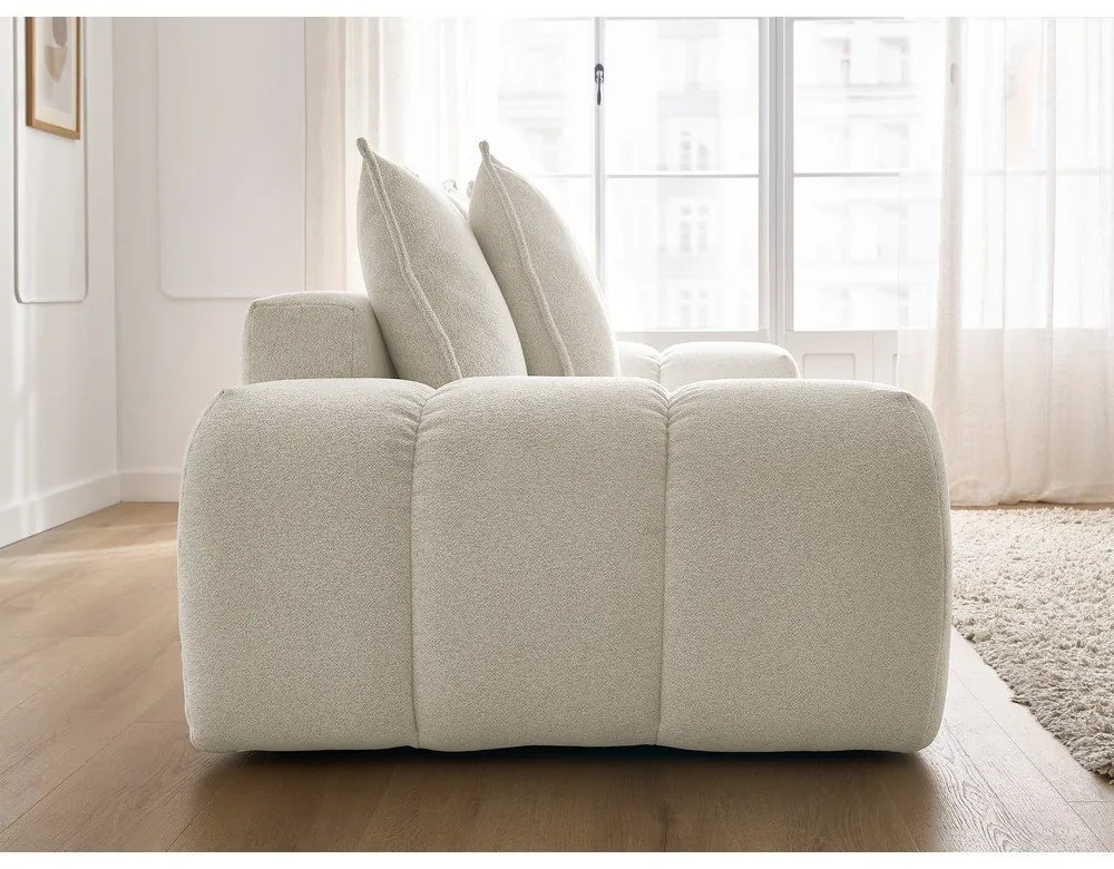 Fehér zsenília kanapé 278 cm Everest – Bobochic Paris