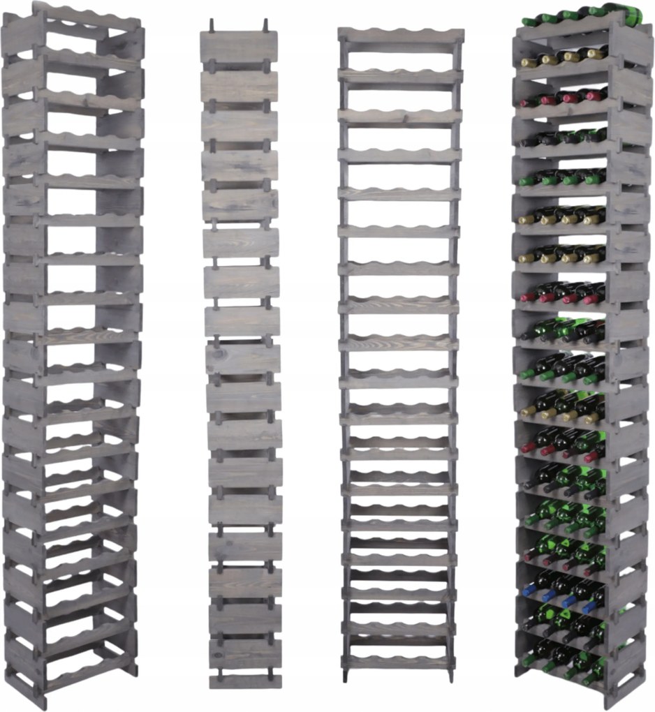 Bortartó állvány moduláris palacktartó állvány 18x4 72 cipő szerelés szerszámok nélkül