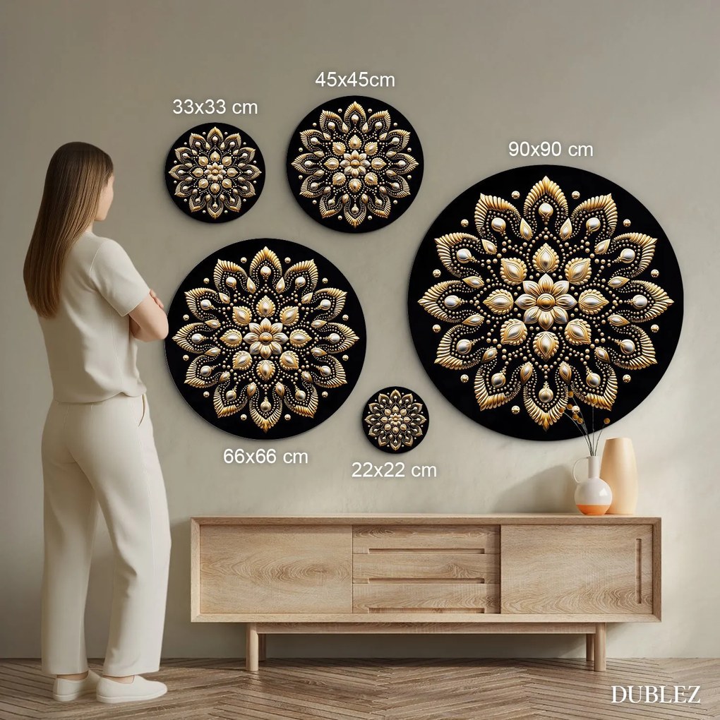 DUBLEZ | Pöttyös mandala a falra