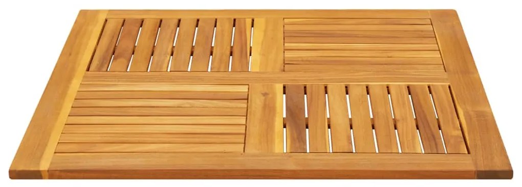 tömör akácfa négyzet alakú asztallap 90 x 90 x 2 cm