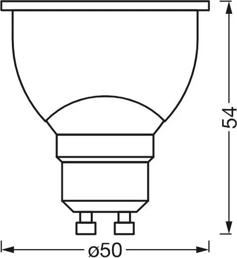 LED állítható fényerejű antibakteriális PAR16 GU10/4,9W/230V Wi-Fi - Ledvance