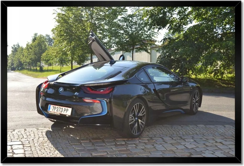 Poszterek keretben 60x40 Bmw i8 Autó