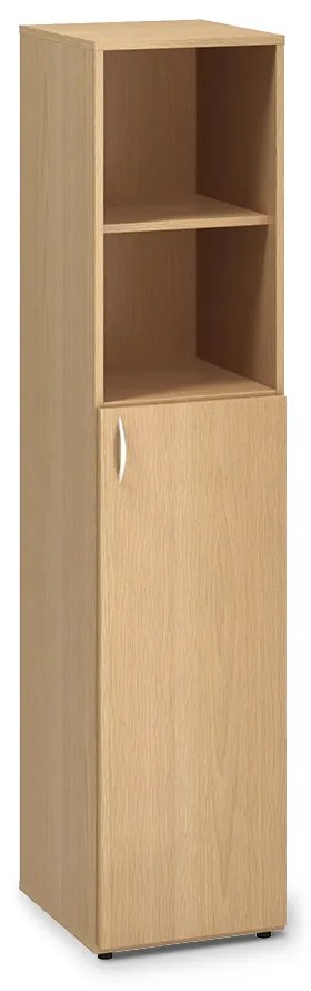 Magas keskeny szekrény ProOffice 40 x 47 x 178 cm, jobb, bükkfa