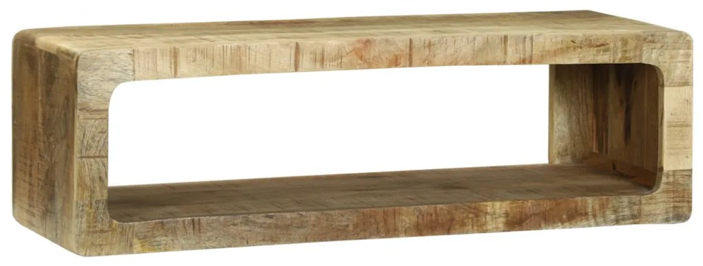 vidaXL TV Szekrény polcokkal tárolóval Barna Tömör mangófa