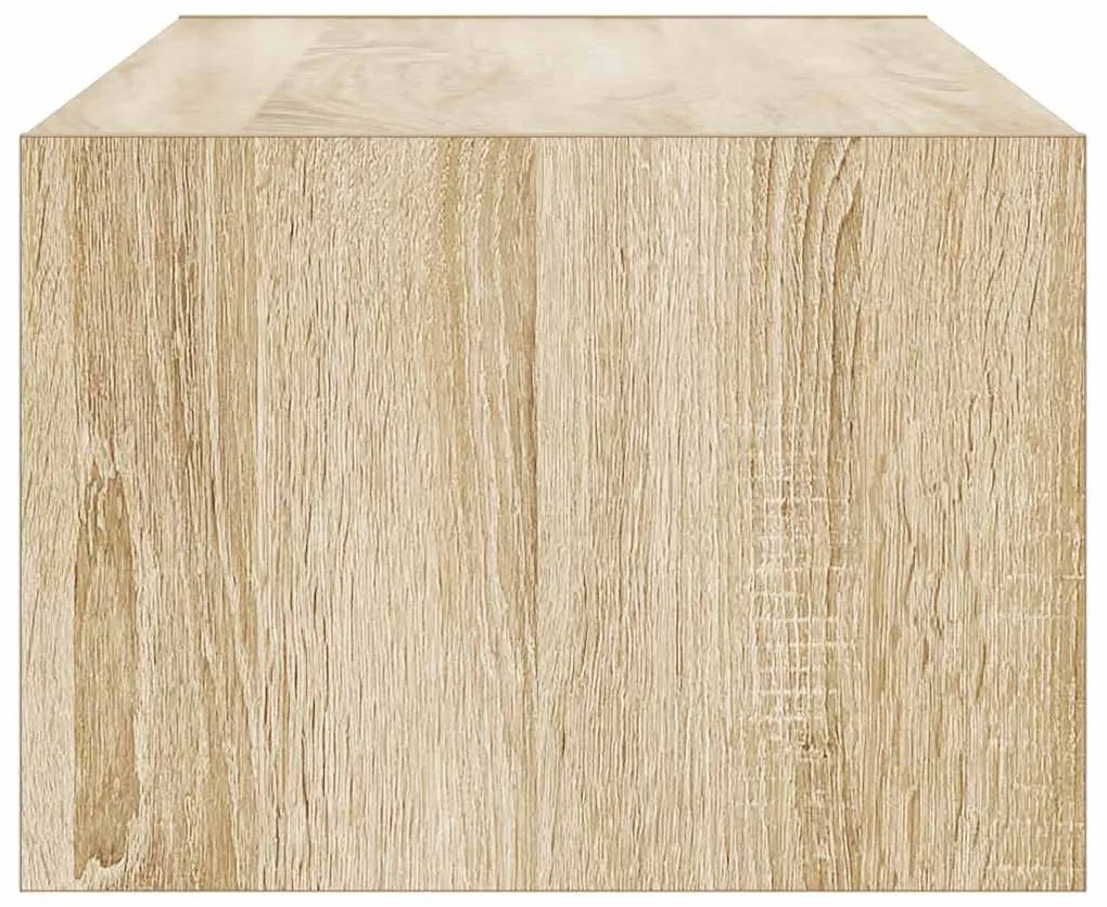 TV szekrény LED világítással sonoma tölgy 100X35,5x25 cm