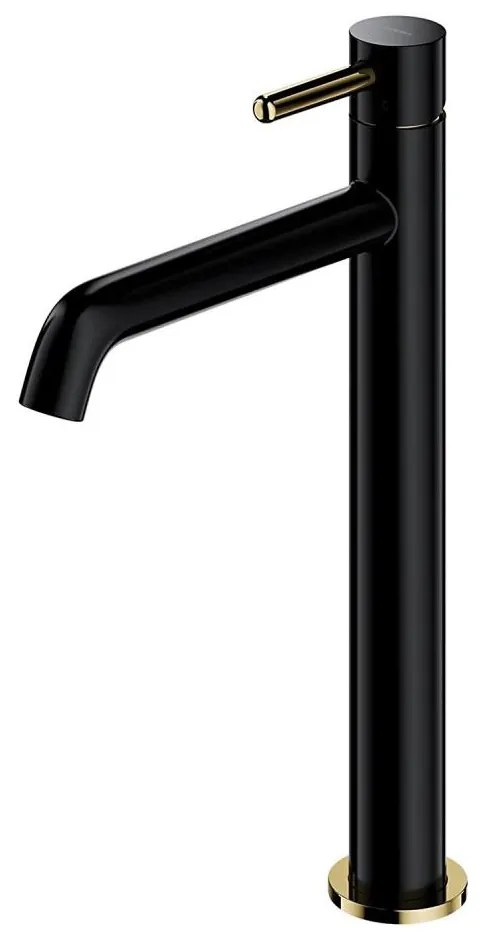 OMNIRES Y1212BLGL - Mosdócsap Y 30,8 cm félmatt fekete/fényezett arany