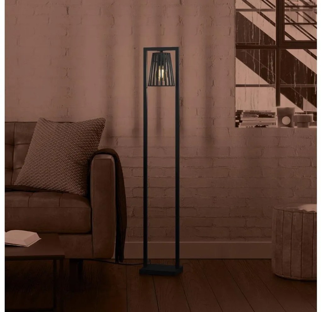 Eglo 390006 - Állólámpa BOGOTA 1xE27/40W/230V fekete