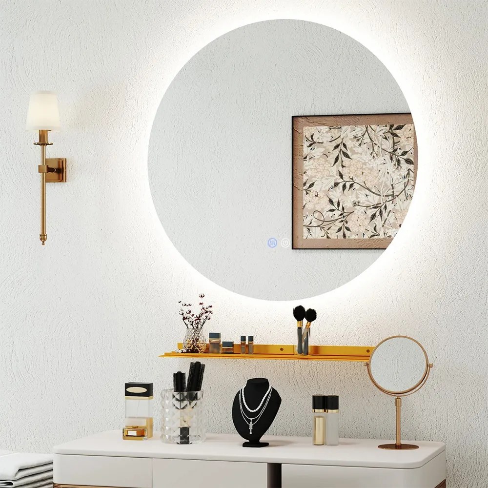 60 cm-es, LED-es fürdőszobai tükör