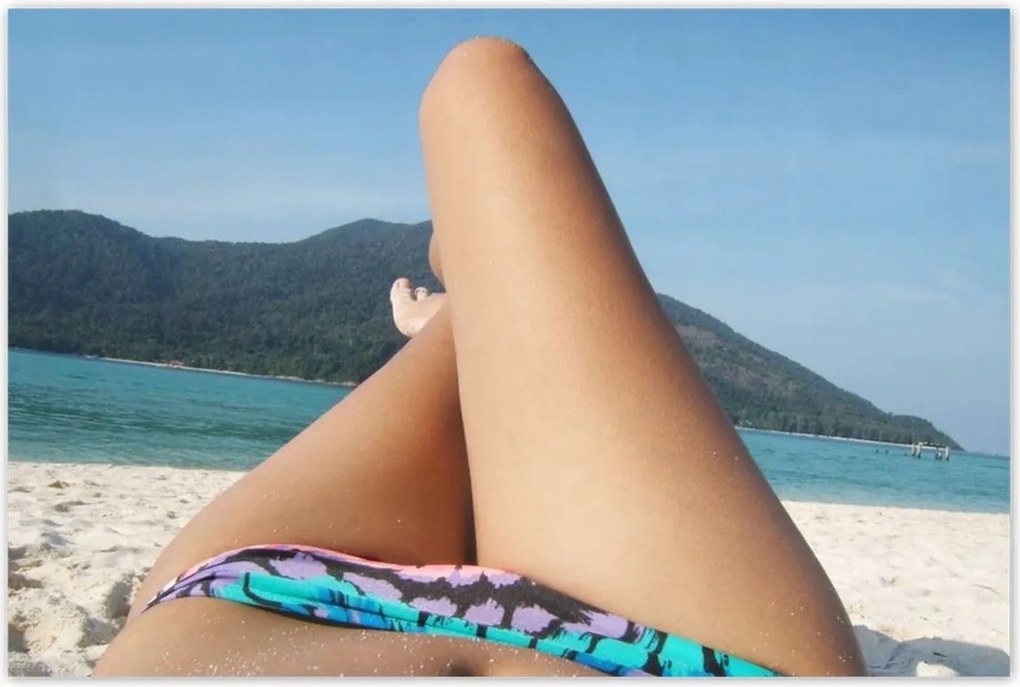 Poszterek 120x80 Strandolás bikiniben
