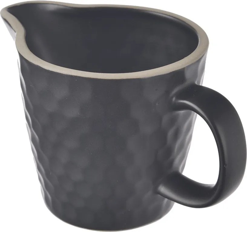 Fekete kerámia tejkiöntő 100 ml Tea Time – Orion