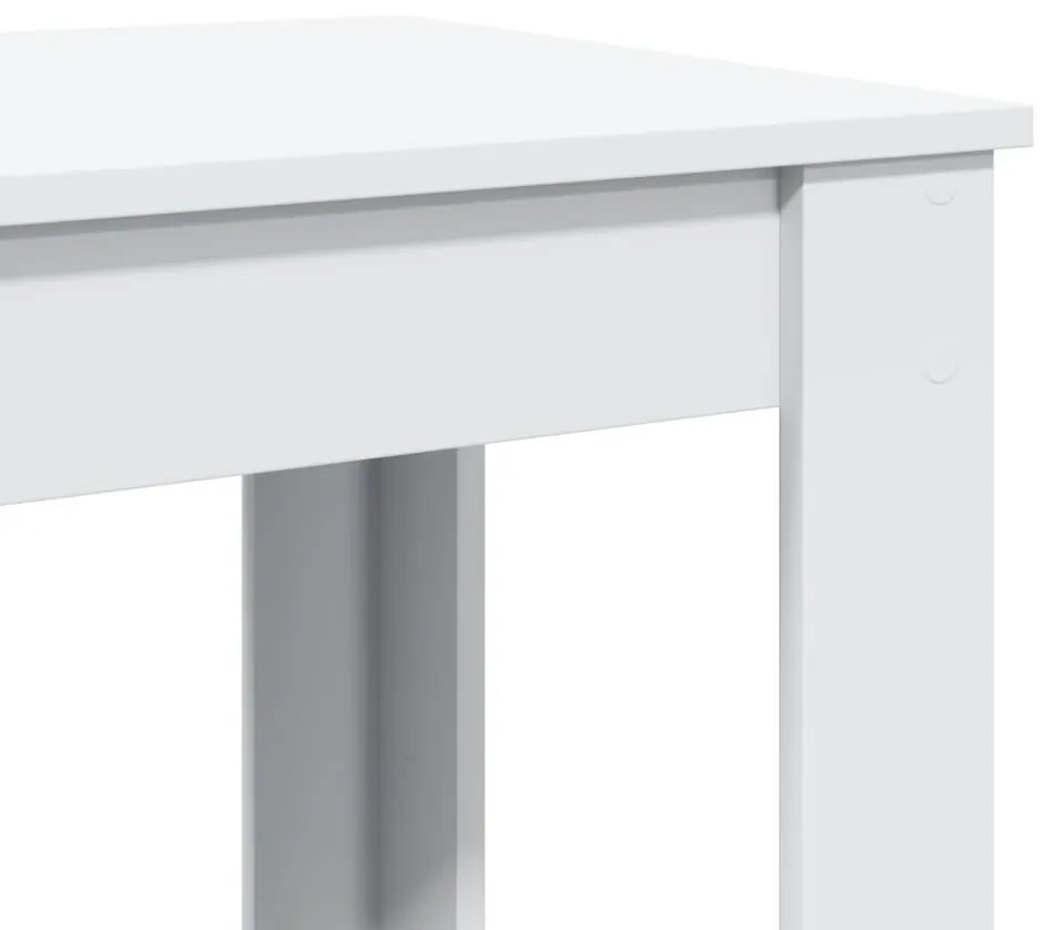 fehér szerelt fa bárasztal 102 x 50 x 103,5 cm