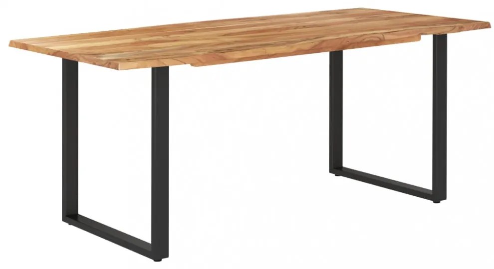 vidaXL tömör akácfa étkezőasztal 180 x 90 x 76 cm