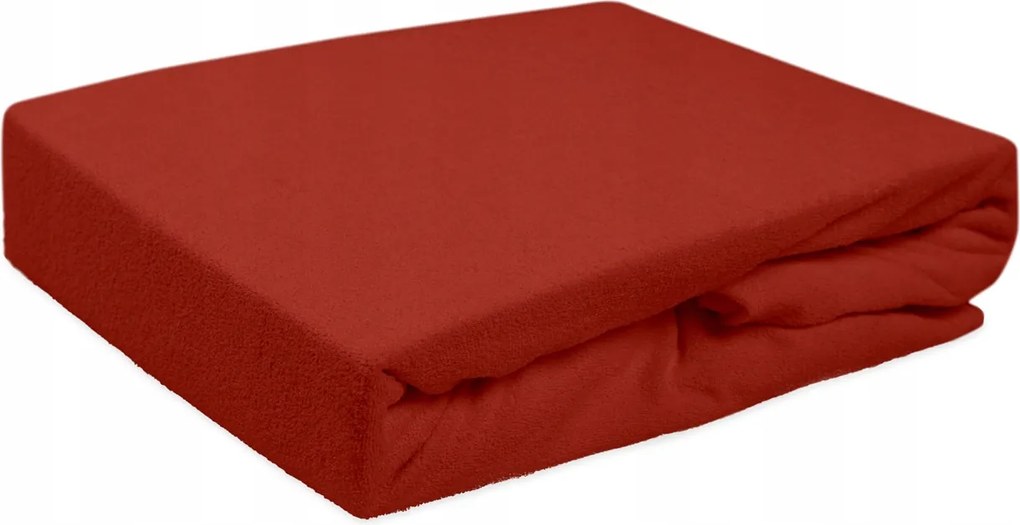 Gumis frottír lepedő 220x200 Darymex bordó