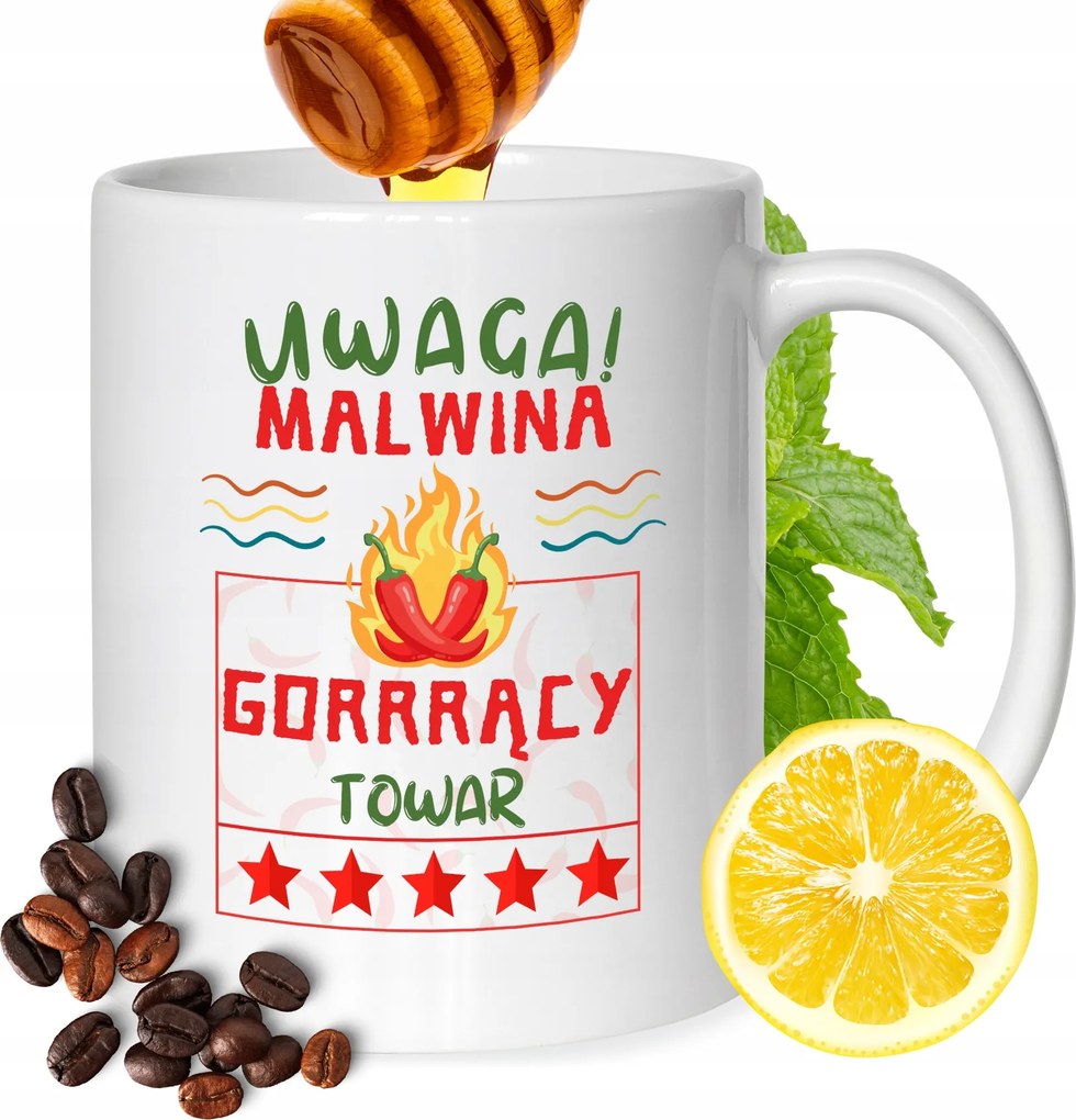 Bögre Malvina Barátnőknek Ajándék Nyomtatott Fehér 330ml