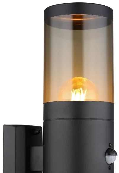 Globo 32014-2BS-Kültéri fali lámpa érzékelővel XELOO 2xE27/40W/230V IP44