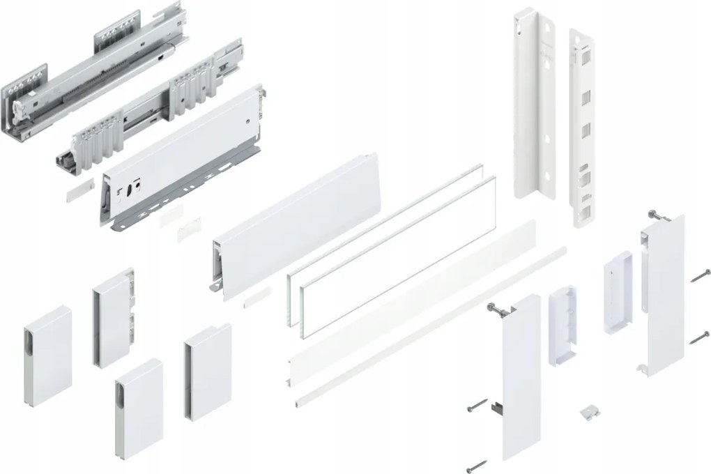 Blum Fiók Merivobox 270 Magas E belső fehér 40kg