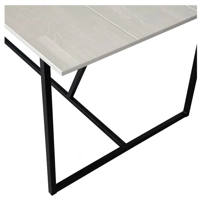 Kőrisfa étkezőasztal 90x220 cm Silas – WOOOD