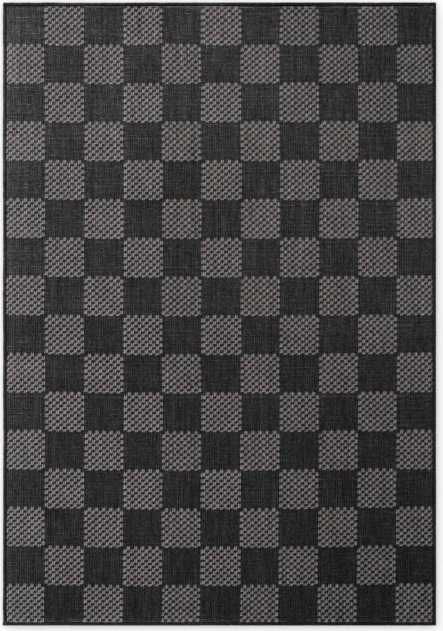 Fekete-krémszínű kültéri-beltéri szőnyeg 160x230 cm Haringey Dorothy – Ted Baker