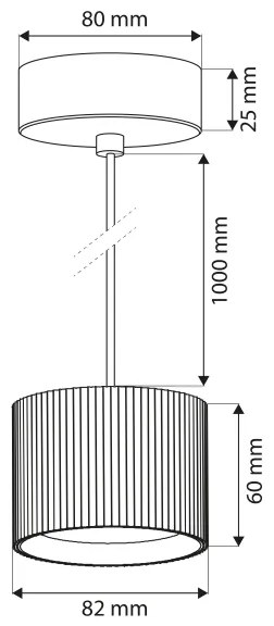 Brilagi - LED STRIPY kábeles függeszték 1xGX53/15W/230V, fehér