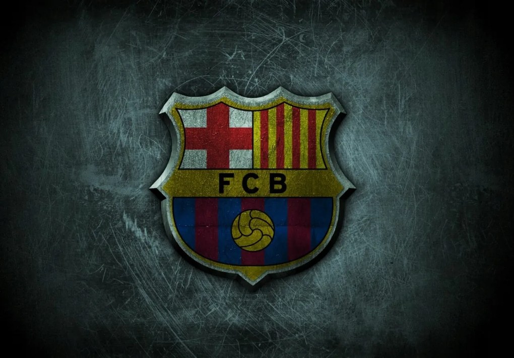 Poszter, Futball Club Barcelona, Fc Barcelona, Barca. Spanyolország.