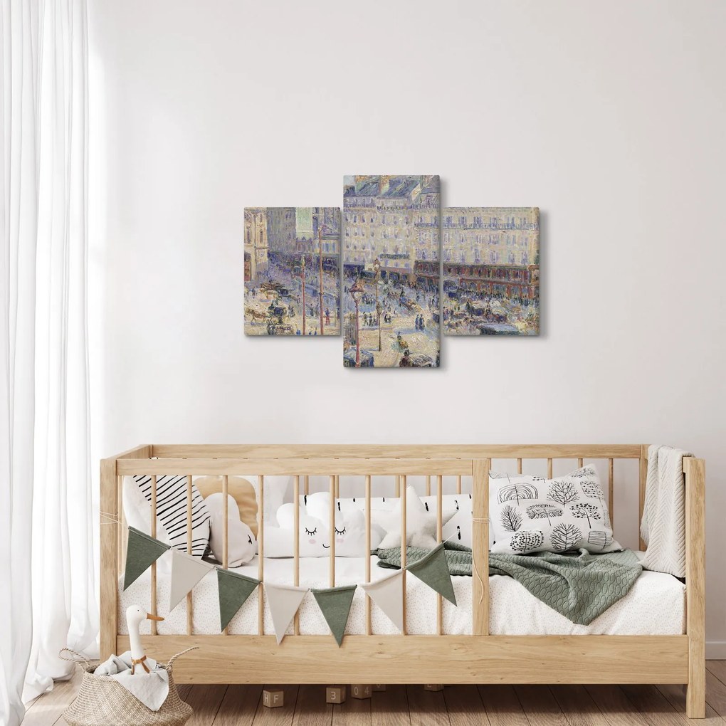 Kép - Camille Pissarro, The Place du Havre, reprodukciók (90x60 cm)