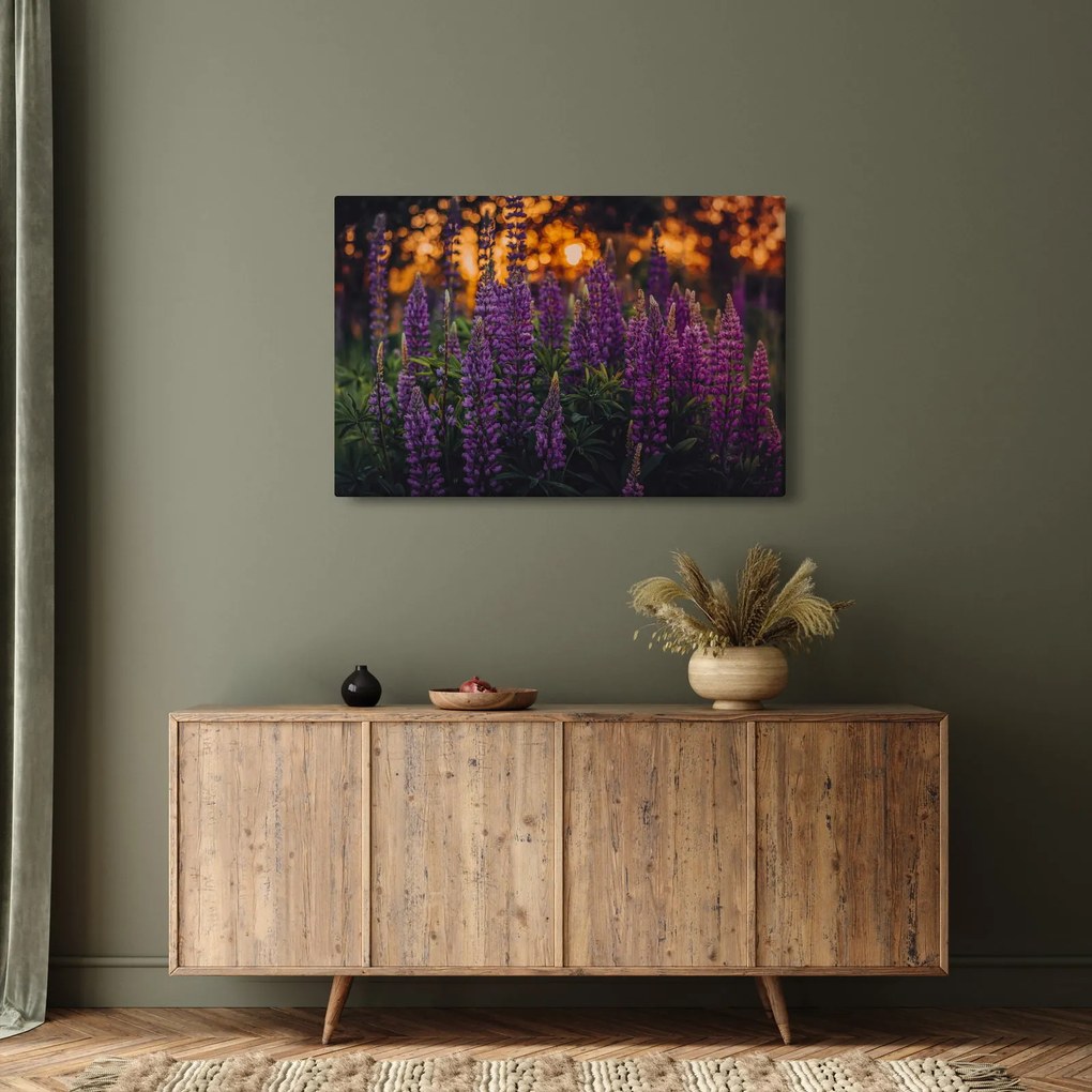 Egy csillagfürt virág képe (90x60 cm)