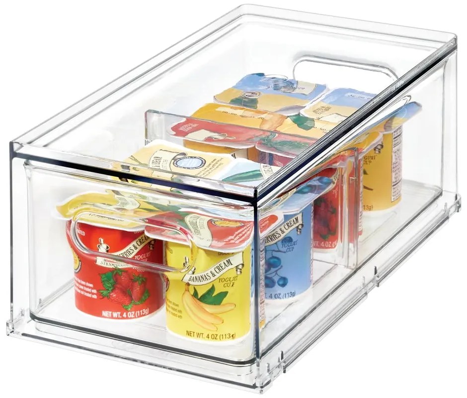 Átlátszó tárolódoboz hűtőbe, 31,8 x 17,8 x 12,1 cm - iDesign The Home Edit