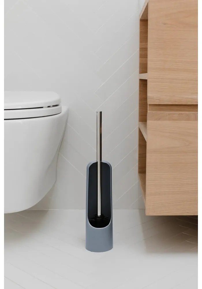 Kék műanyag WC-kefe Touch – Umbra