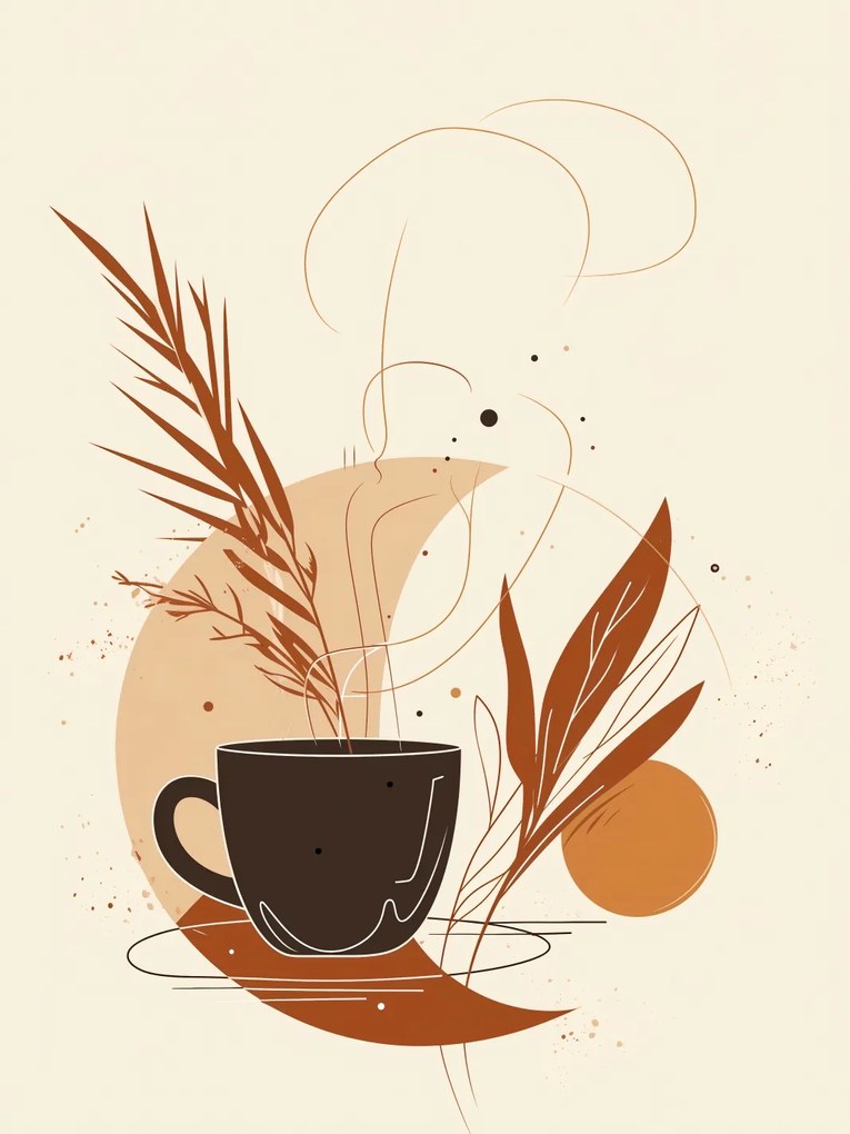 Poszter 75x100cm Reggeli kávémúzsa