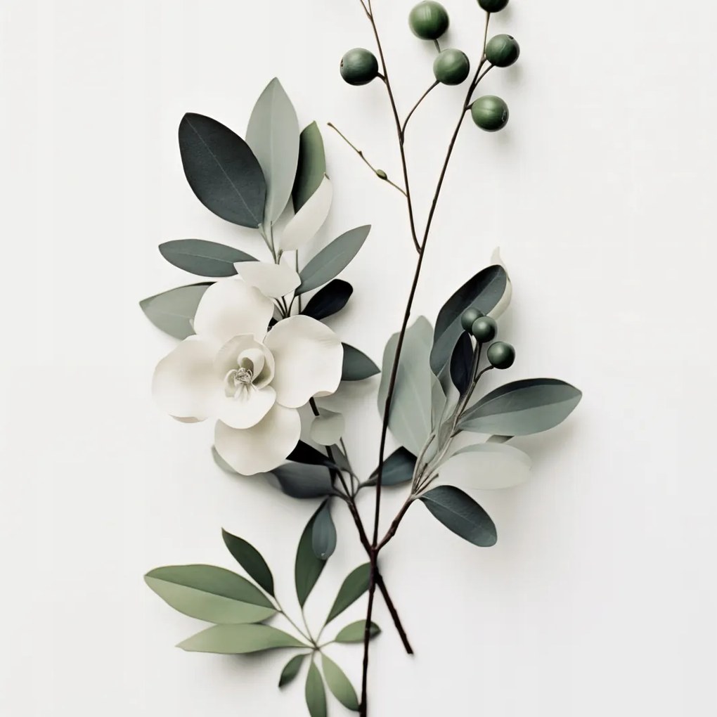 Poszter 80x80cm Papírvirág