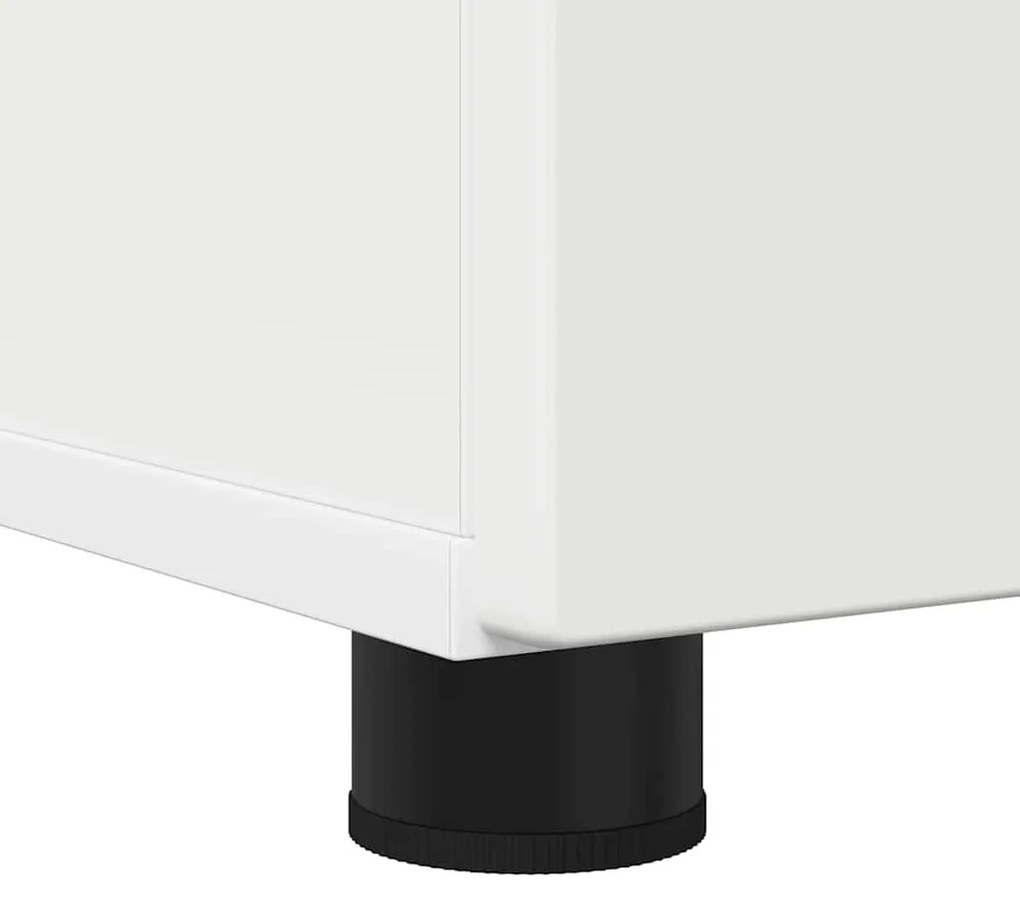 Fürdőszoba Székény polcokkal Fehér 60 x 35 x 80 cm Faanyag