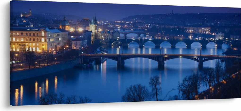 A prágai hidak képe (120x50 cm)