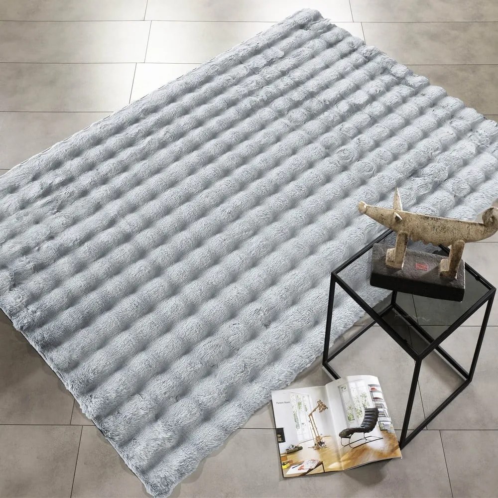 Világosszürke mosható szőnyeg 120x170 cm Bubble Grey – Mila Home