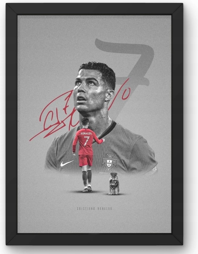 Poszter Cristiano Ronaldo CR7 Portugália A4-es méret